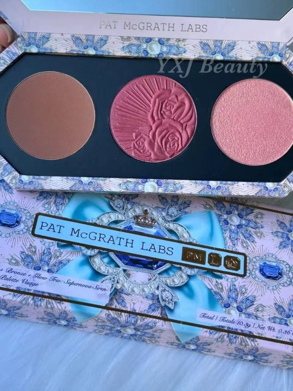 New Pat McGrath Labs Divine Blush Bronzer & Glow Trio Palette~Supernova Siren~